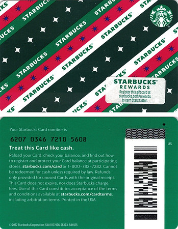 2022 6207 STARBUCKS PATTERN 2022
