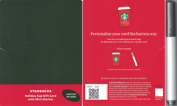 2025 PERSONALIZEABLE RED CUP DIECUT - BACKING & MINI MARKER