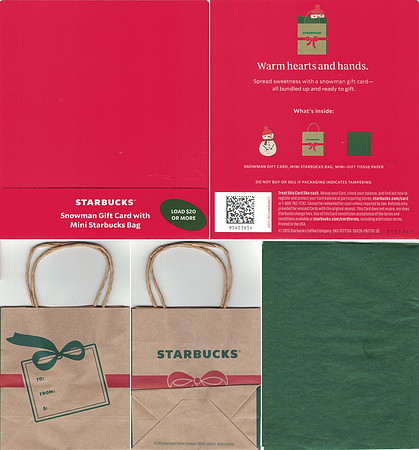 2025 SNOWMAN DIECUT - BACKING & GIFT BAG