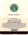 2001 6005 STORE CREDIT