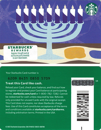 2022 6209 HANUKKAH 2022
