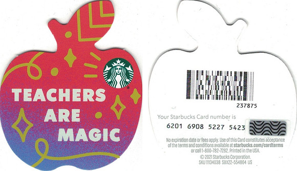 2021 6201 TEACHER MINI SET - TEACHERS ARE MAGIC