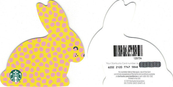 2021 6202 EASTER BUNNY 2022 MINI SET - YELLOW