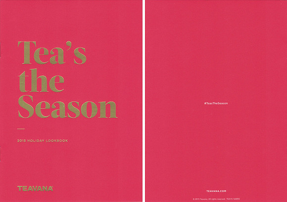 2015 TEAVANA TEA'S THE SEASON HOLIDAY LOOKBOOK - 2015