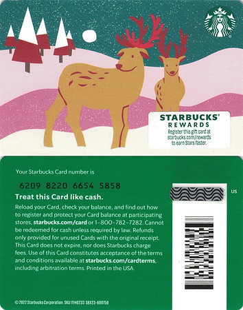 2022 6209 CHRISTMAS DEER 2022