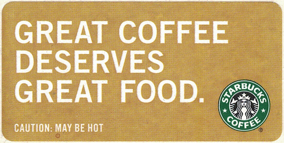 GREAT COFFEE DESERVES GREAT FOOD