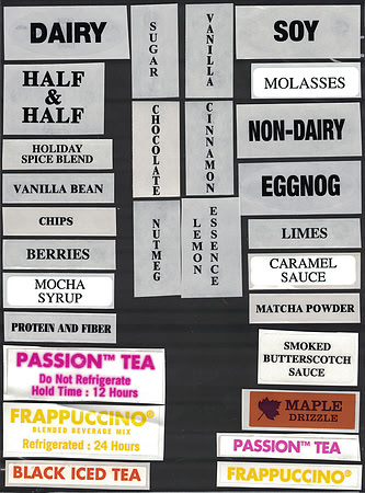 COMPARTMENT LABELS