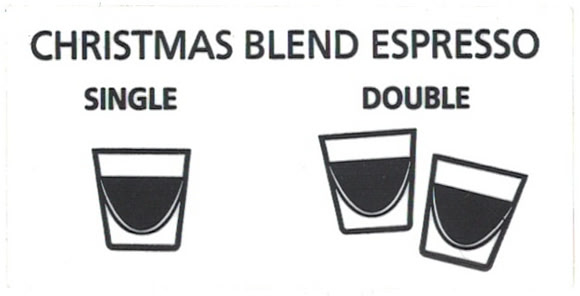 CHRISTMAS BLEND ESPRESSO SHOTS