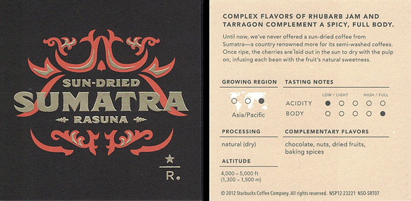 2012 SUMATRA RASUNA