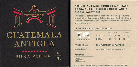 2012 GUATEMALA ANTIGUA FINCA MEDINA