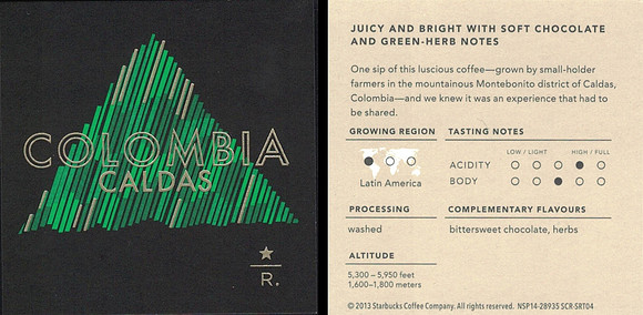 2013 COLOMBIA CALDAS