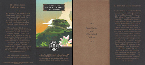 2004 EL SALVADOR ESTATE PACAMARA - BIFOLD