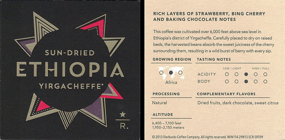 2013 ETHIOPIA YIRGACHEFFE