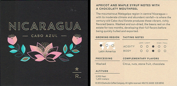 2014 NICARAGUA CABO AZUL