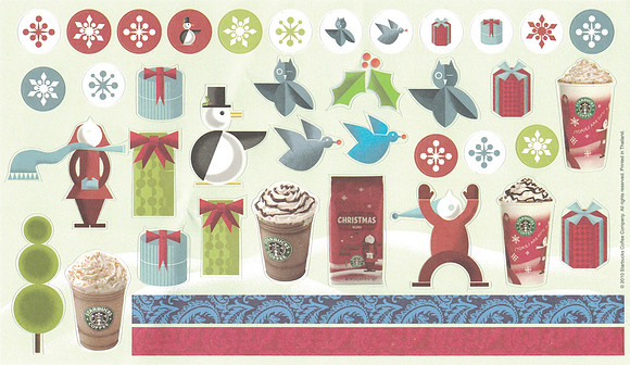 HOLIDAY STICKERS - 2010