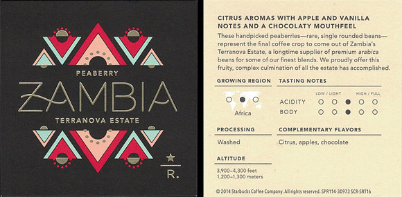 2014 ZAMBIA PEABERRY TERRANOVA ESTATE