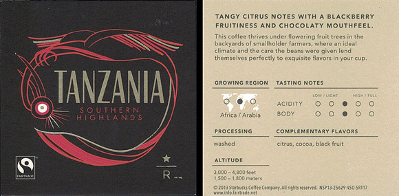 2013 TANZANIA SOUTHERN HIGHLANDS