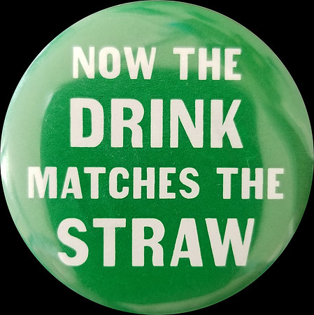 GREEN SET - NOW THE DRINK MATCHES THE STRAW