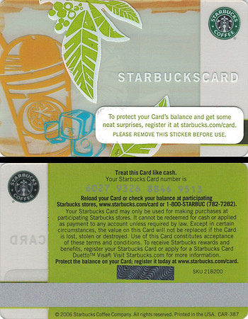 2006 6027 SUMMER TRIO FRAPPUCCINO