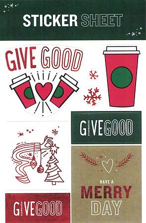 GIVE GOOD - STICKER SHEET 2 2017