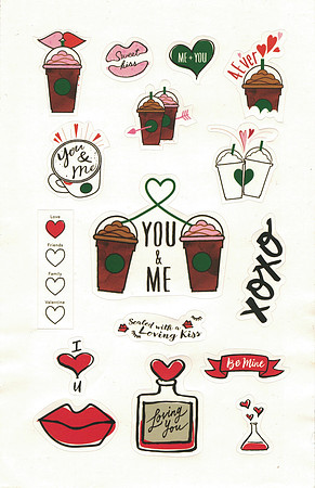 YOU & ME - STICKER SHEET - 2017