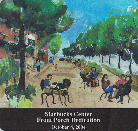 MOUSEPAD - STARBUCKS CENTER FRONT PORCH DEDICATION - OCTOBER 8, 2004
