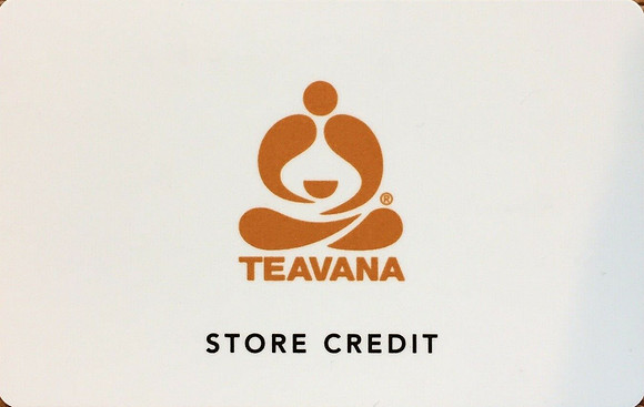 TEAVANA WHITE-ORANGE STORE CREDIT