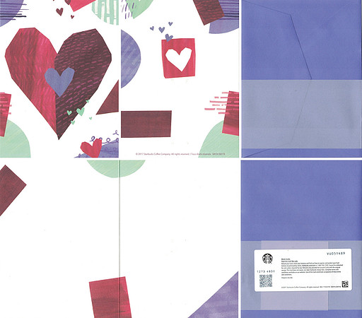 2017 HAPPY VALENTINE'S DAY - GREETING CARD SET