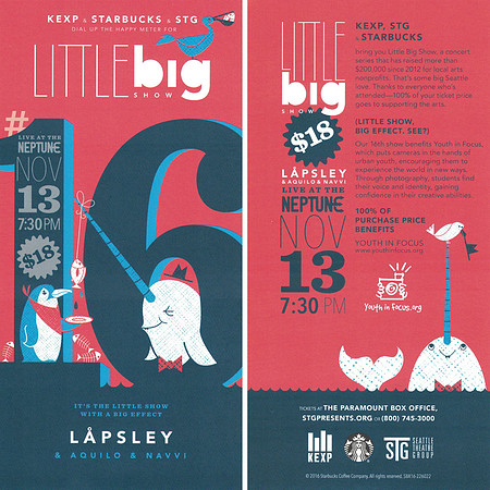 2016 LITTLE BIG SHOW - CONCERT ADVERTISEMENT