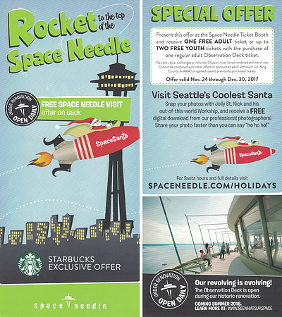 2017 ROCKET TO THE TOP OF THE SPACE NEEDLE - EVENT ADVERTISEMENT