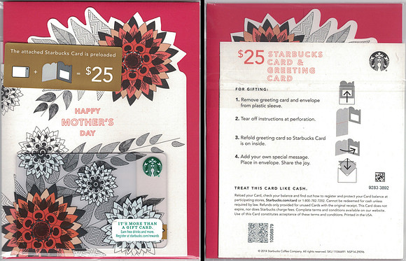 2014 MOTHER'S DAY - GREETING CARD SET
