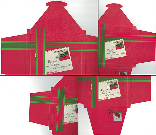 2001 CHRISTMAS - FOLDABLE GIFT BOX