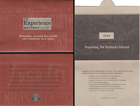 2001 PROTOTYPE - SLEEVE #2508