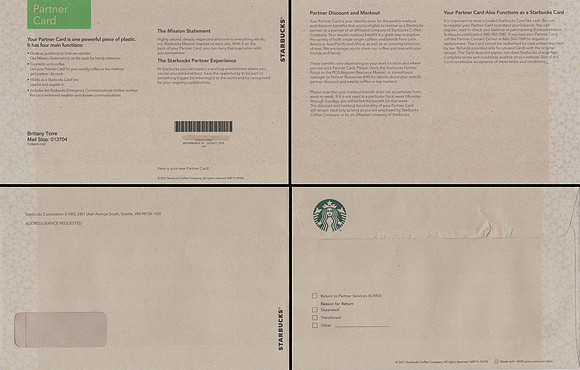 2011 PARTNER - BACKING:ENVELOPE