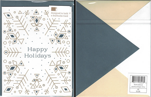 2012 HAPPY HOLIDAYS - GREETING CARD:ENVELOPE