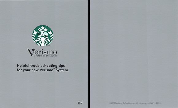2012 VERISMO - TROUBLESHOOTING BOOKLET