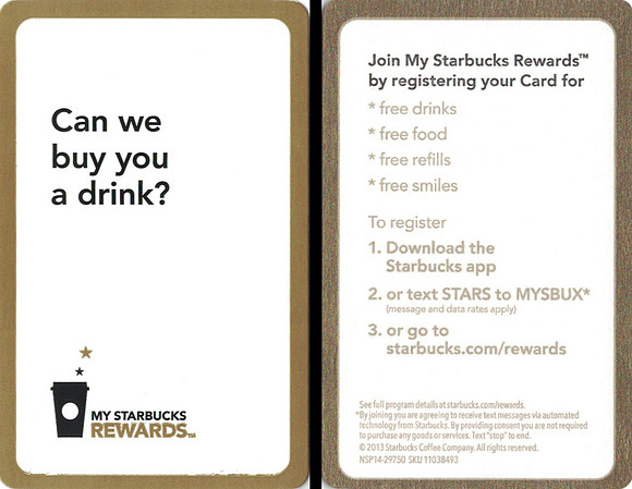 2013 REWARDS - CAN WE BUY YOU A DRINK?