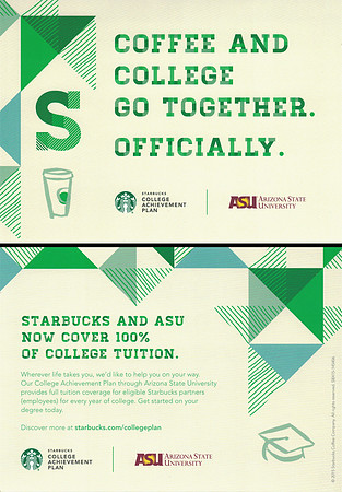 2015 ASU - COFFEE AND COLLEGE GO TOGETHER. OFFICIALLY