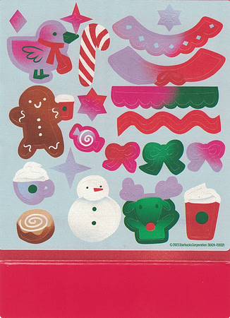 CHRISTMAS STICKERS + CARD SET - 2023