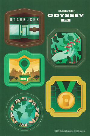 ODYSSEY BETA STICKER SHEETS - AWARDS - 2023