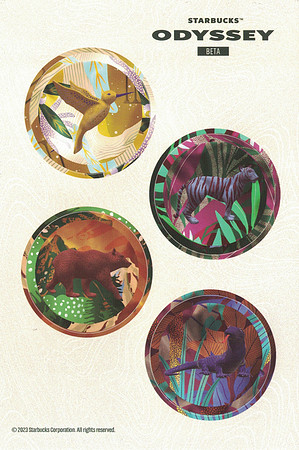ODYSSEY BETA STICKER SHEETS - ANIMALS - 2023