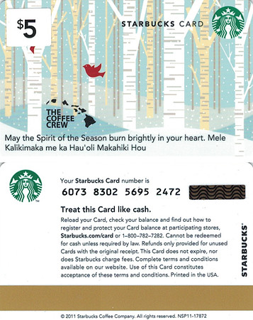 2011 6073 COBRANDED - BIRCH TREES - THE COFFEE CREW