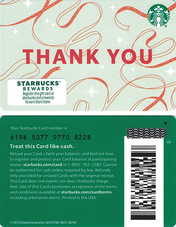 2021 6196 THANK YOU RIBBONS