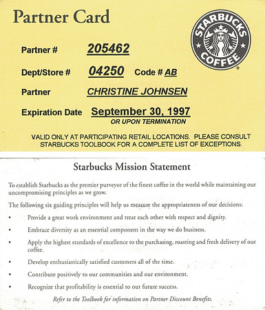 PAPER PARTNER CARD - CHRISTINE JOHNSON - YELLOW