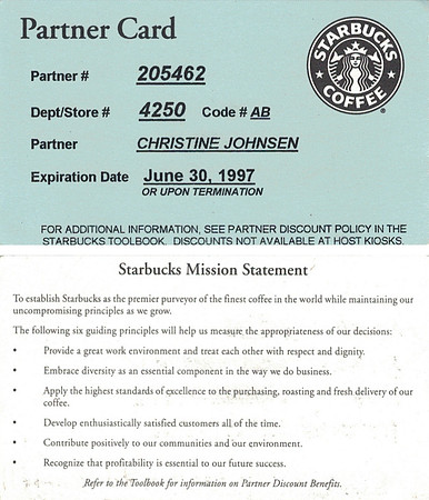 PAPER PARTNER CARD - CHRISTINE JOHNSEN - BLUE