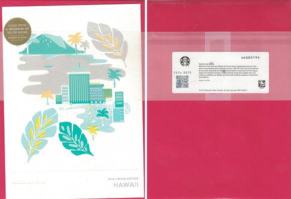 2016 HOLIDAY SPECIAL EDITION - HAWAII - GREETING CARD SET