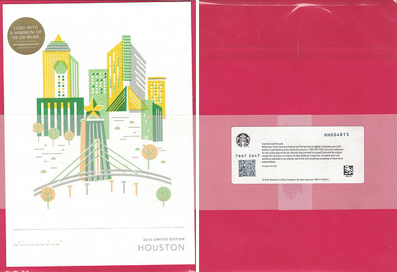 2016 HOLIDAY SPECIAL EDITION - HOUSTON - GREETING CARD SET