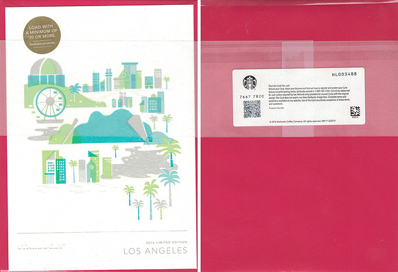 2016 HOLIDAY SPECIAL EDITION - LOS ANGELES - GREETING CARD SET