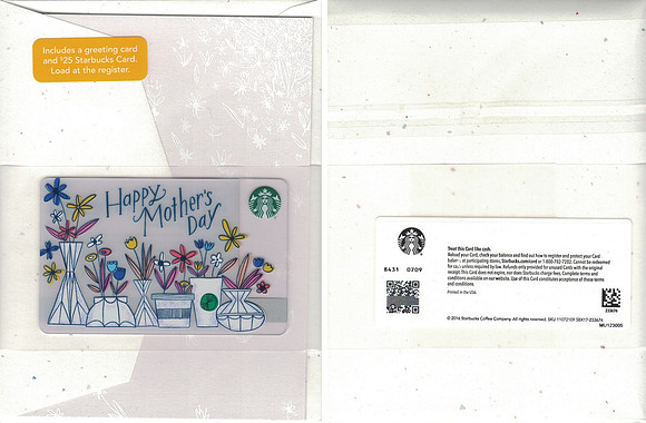2016 MOTHER'S DAY 2017 - GREETING CARD SET