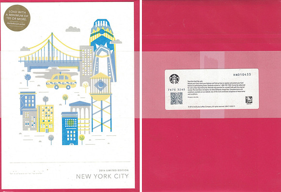 2016 HOLIDAY SPECIAL EDITION - NEW YORK CITY - GREETING CARD SET